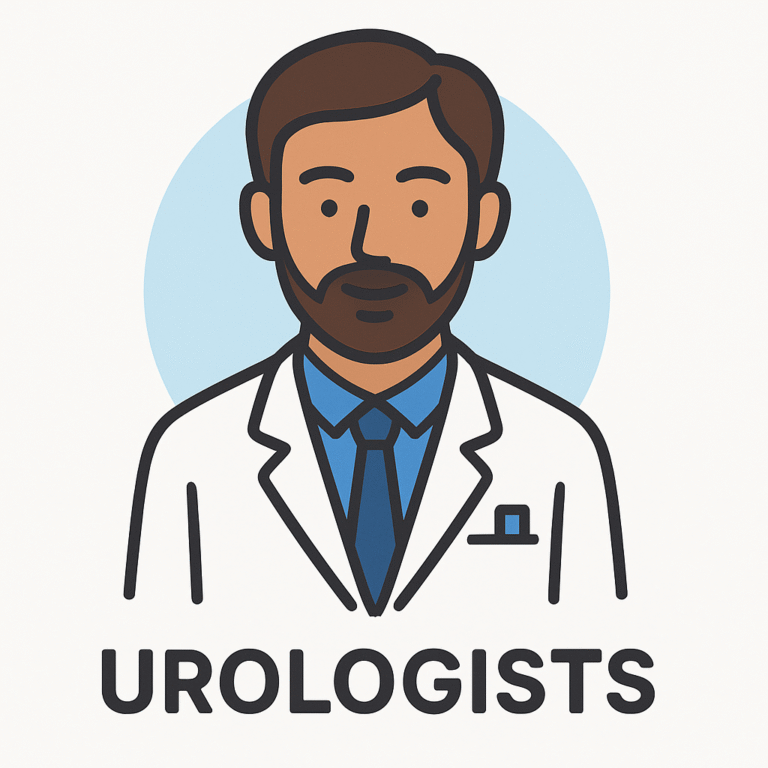 Cartoon illustration of a Urologist supporting sexual wellbeing